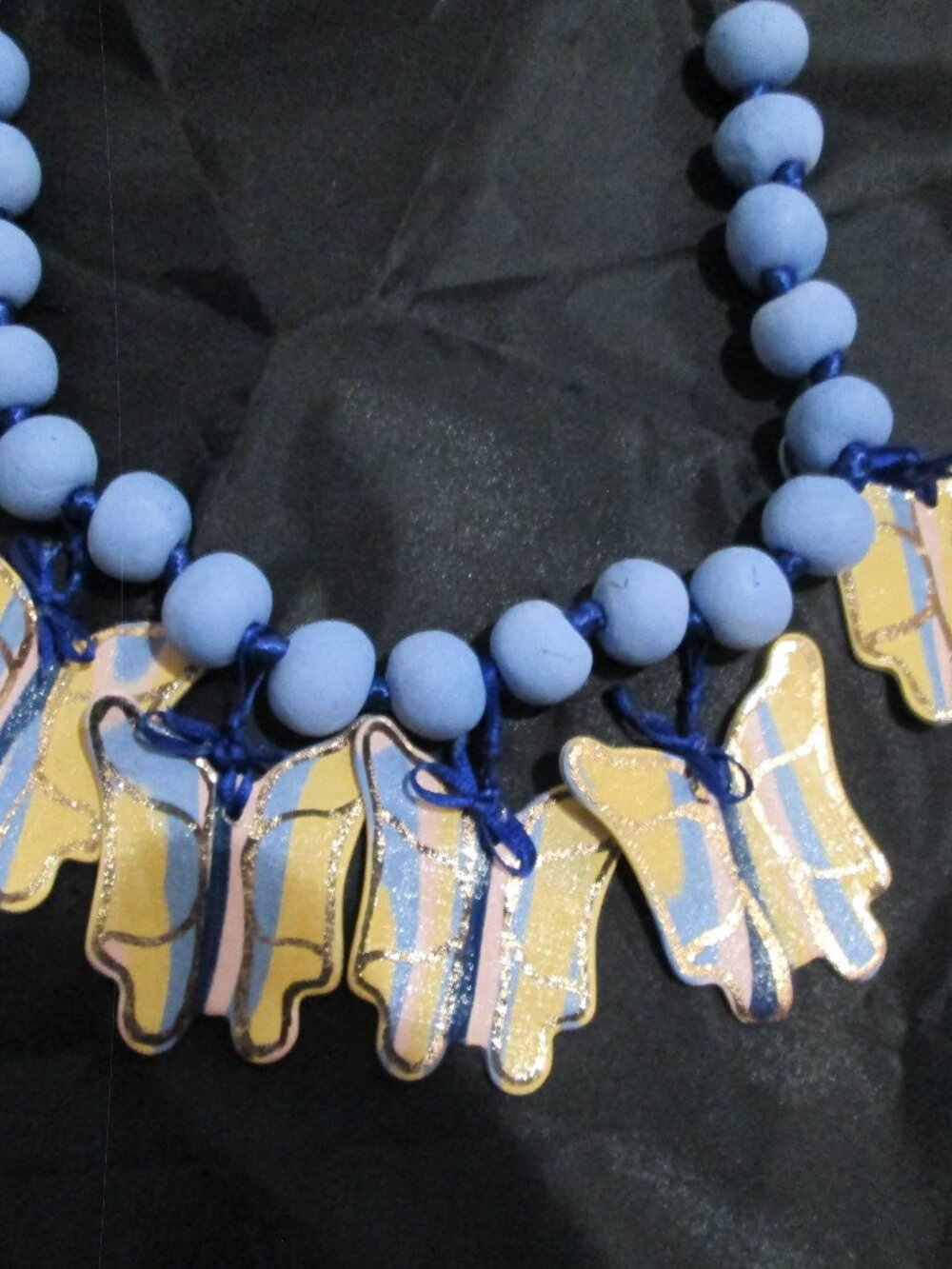Wearable Butterfly artistic Necklace from boutique in Maryland,whimsical&fun